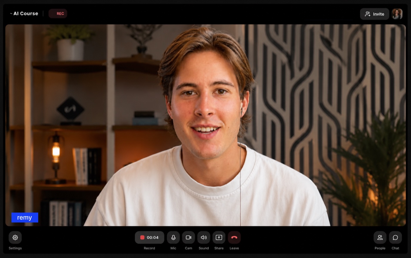 Remy live on a weekly office hours call